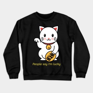 Lucky cat Crewneck Sweatshirt